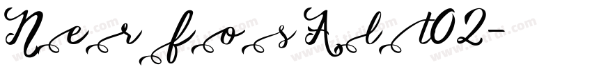 Nerfos Alt02字体转换